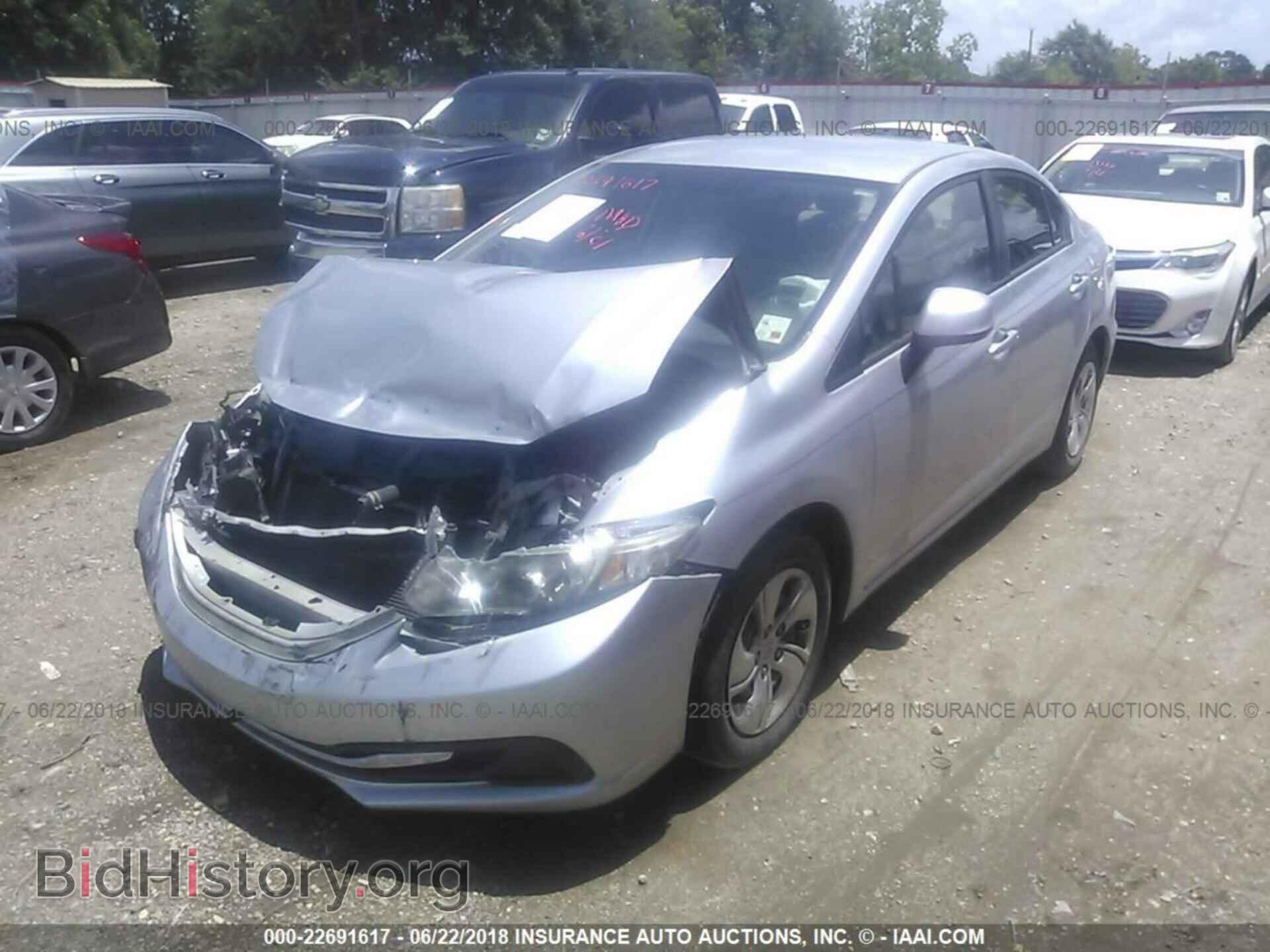 2013 Honda Civic - VIN: 2HGFB2F56DH541706 - Photo 2