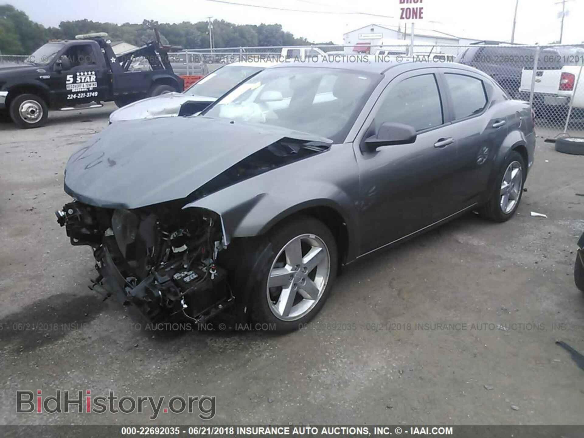 2013 Dodge Avenger - VIN: 1C3CDZAB7DN594461 - Фото 2