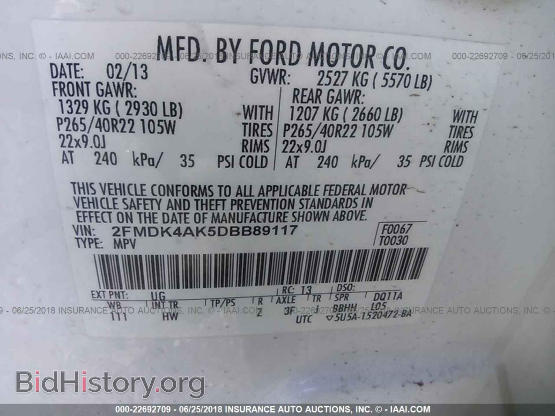 2013 Ford Edge - VIN: 2FMDK4AK5DBB89117 - Photo 9