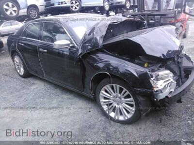 2011 Chrysler 300 Limited, черный — VIN 2C3CA5CG7BH598915, IAAI