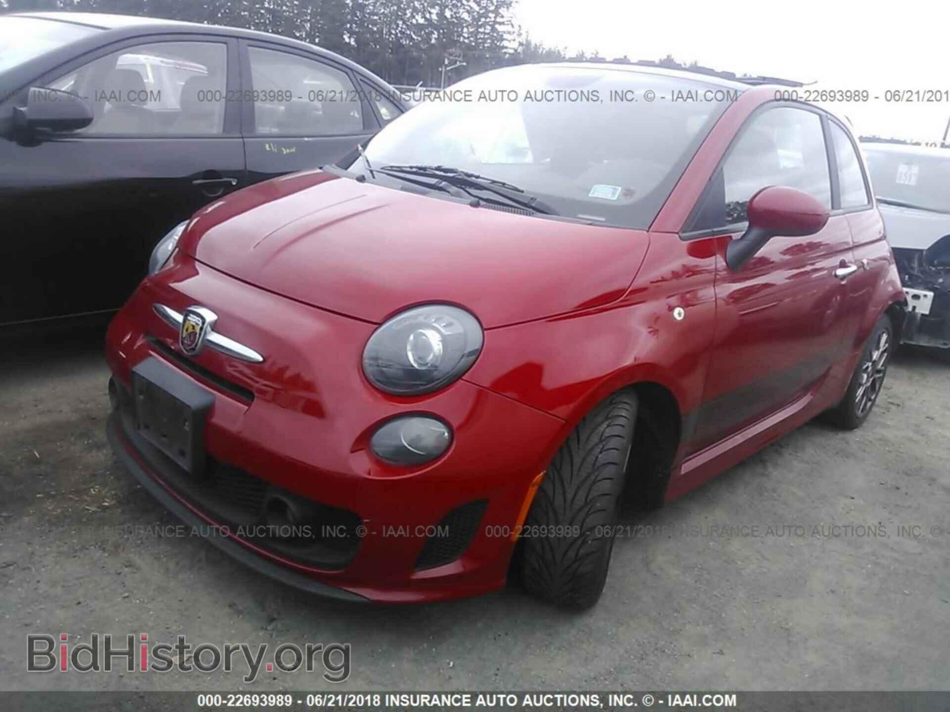 2015 Fiat 500 - VIN: 3C3CFFFH8FT544824 - Фото 2