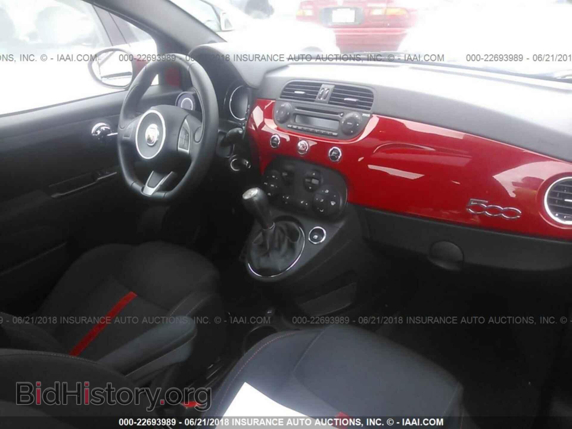 2015 Fiat 500 - VIN: 3C3CFFFH8FT544824 - Фото 5