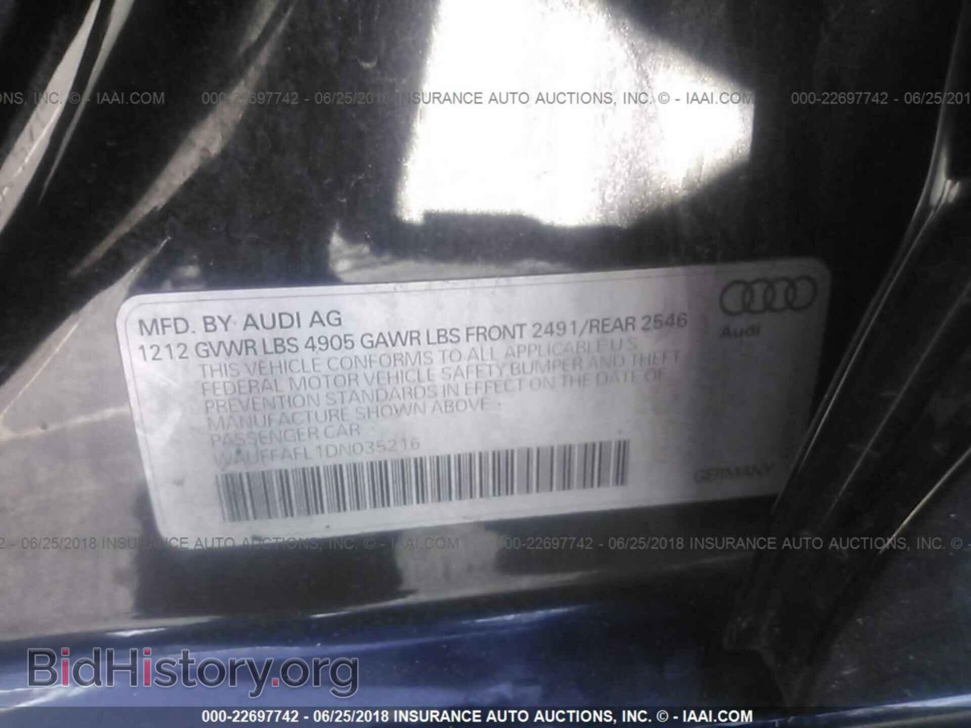 2013 Audi A4 - VIN: WAUFFAFL1DN035216 - Photo 9