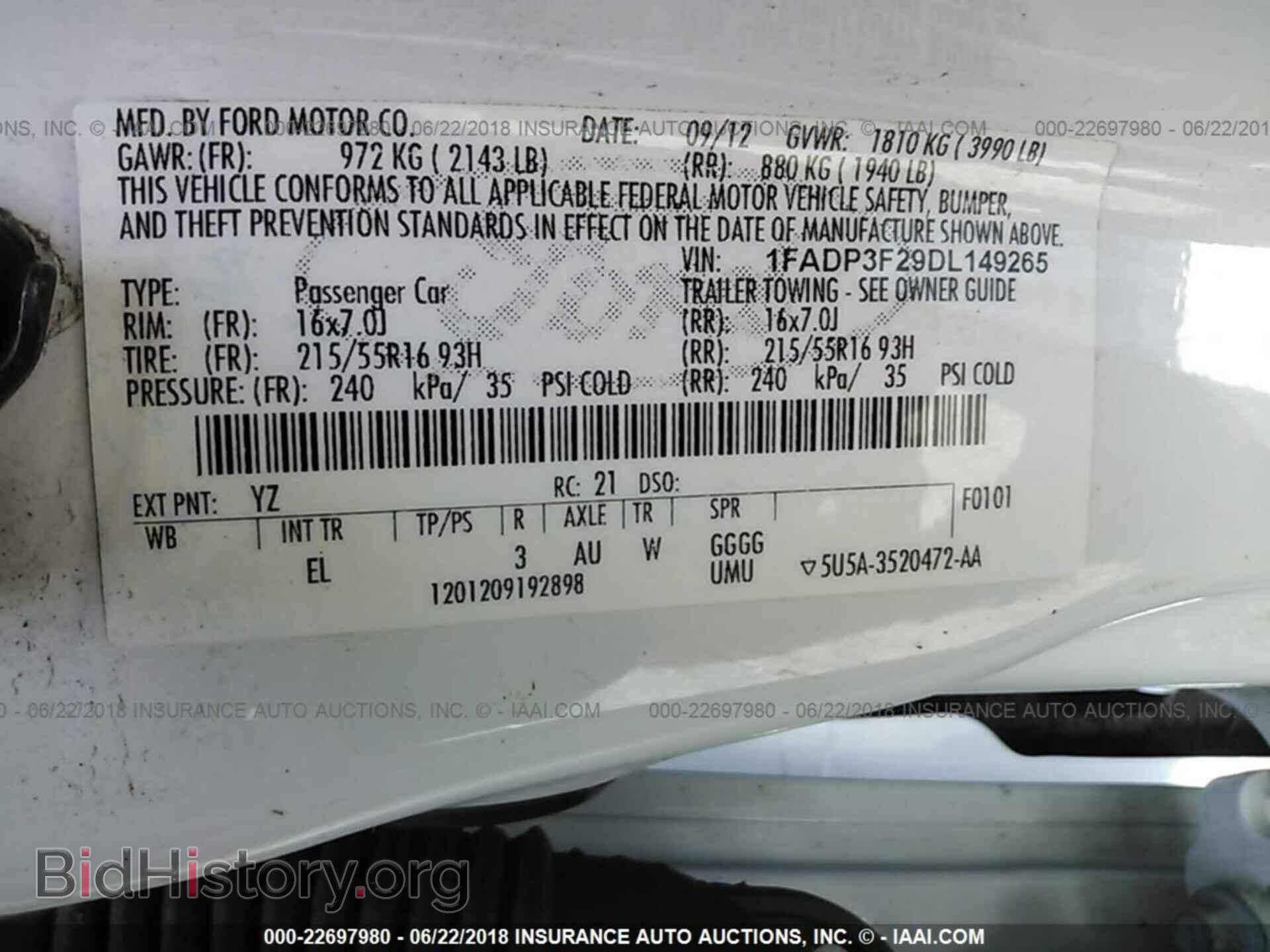 2013 Ford Focus - VIN: 1FADP3F29DL149265 - Photo 9