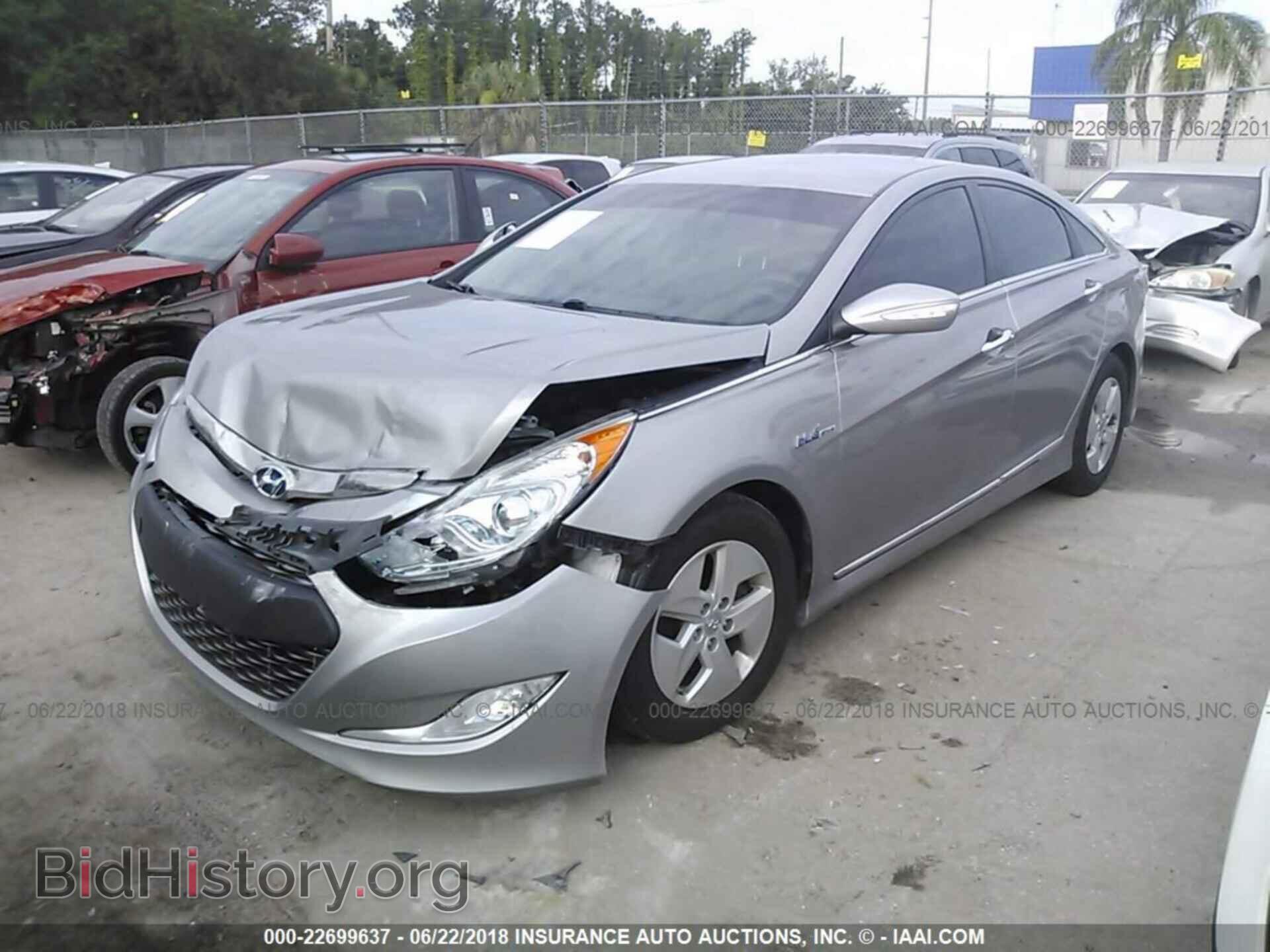2012 Hyundai Sonata - VIN: KMHEC4A43CA028083 - Фото 2