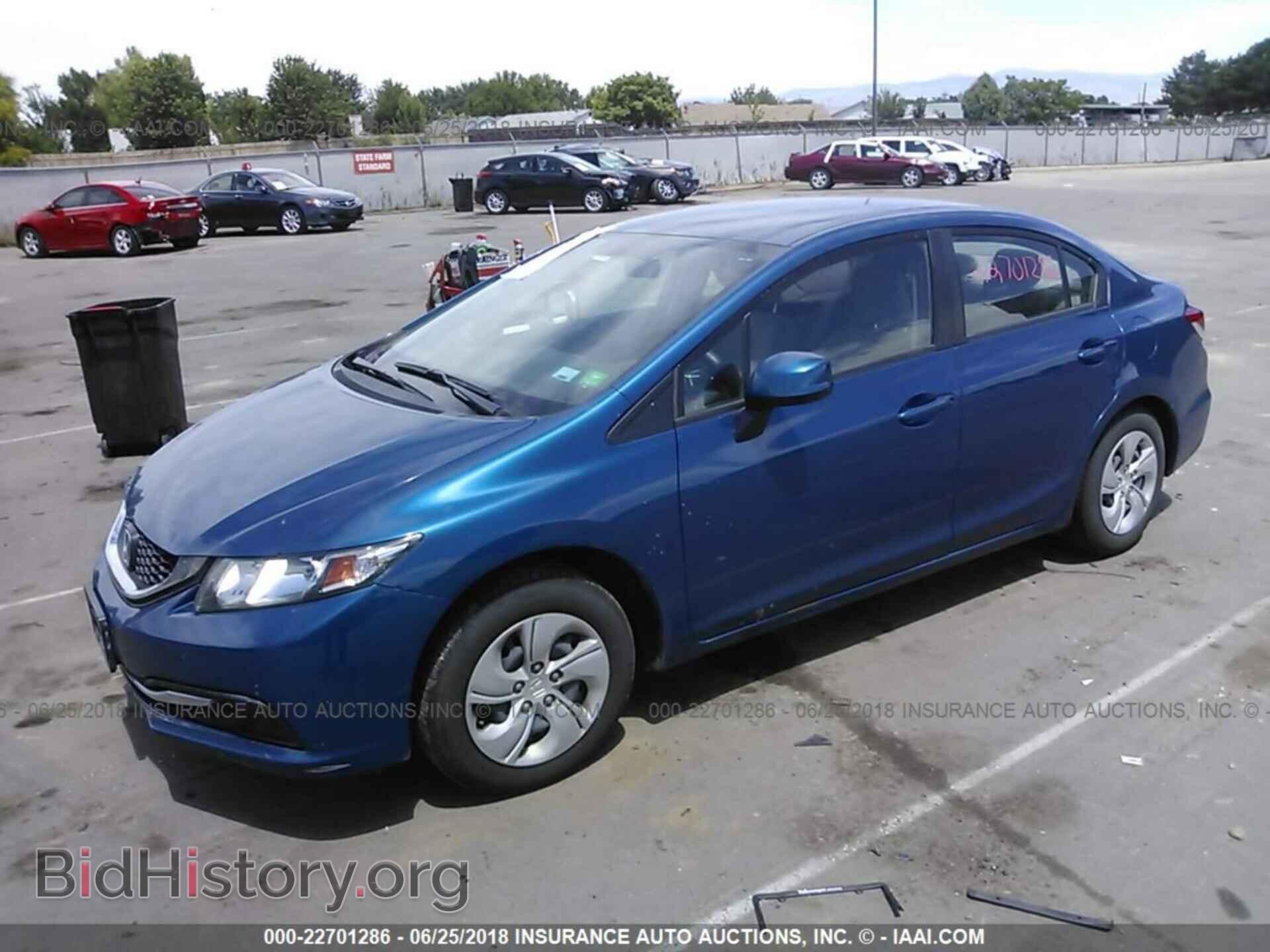 2013 Honda Civic - VIN: 19XFB2F52DE042086 - Фото 2