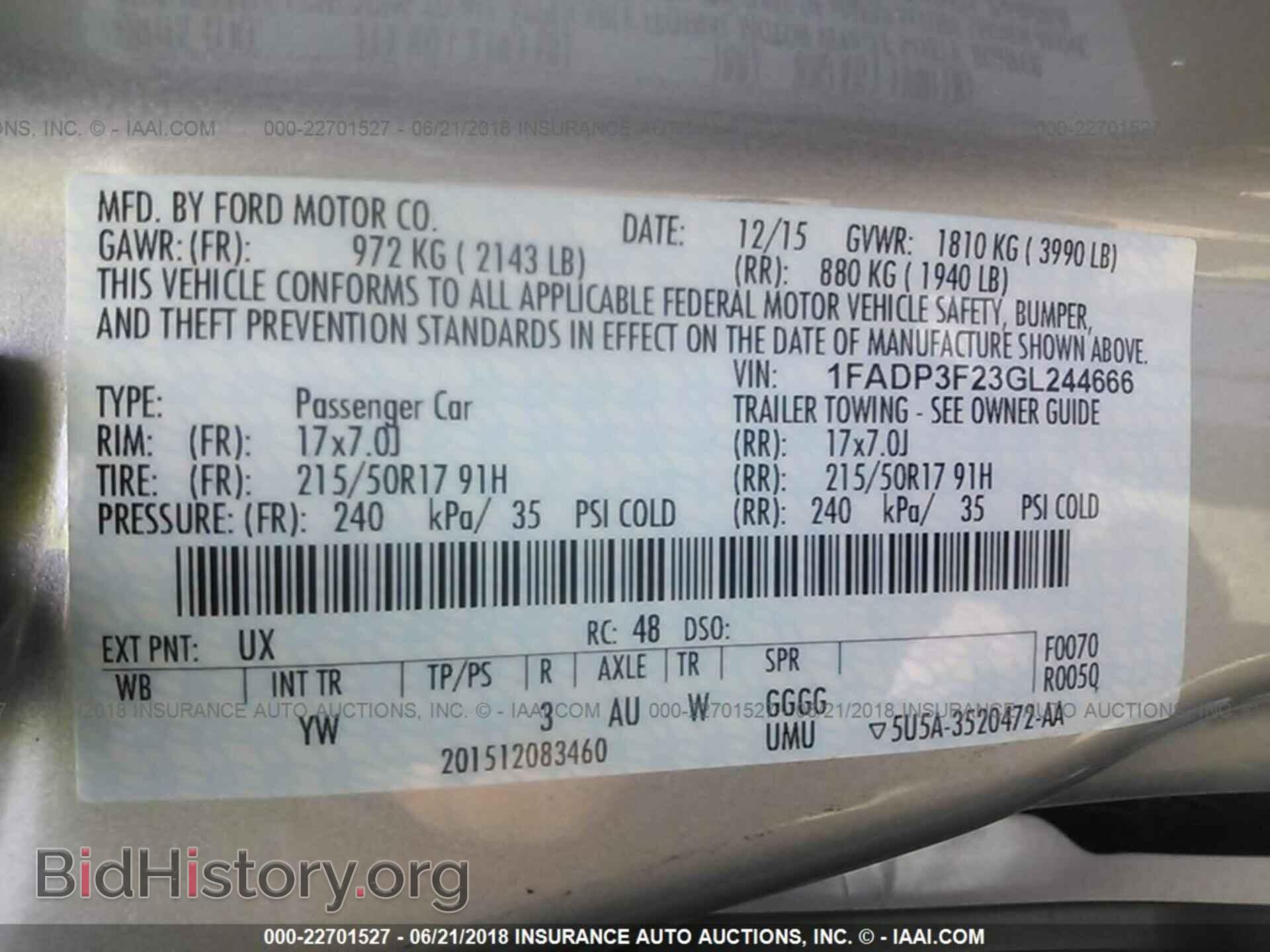 2016 Ford Focus - VIN: 1FADP3F23GL244666 - Photo 9