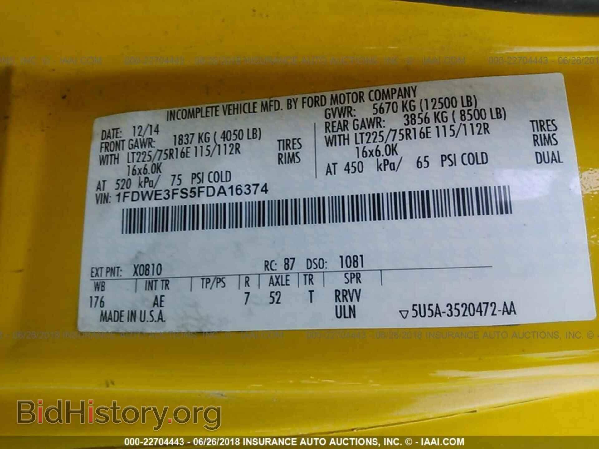 2015 Ford Econoline - VIN: 1FDWE3FS5FDA16374 - Photo 10