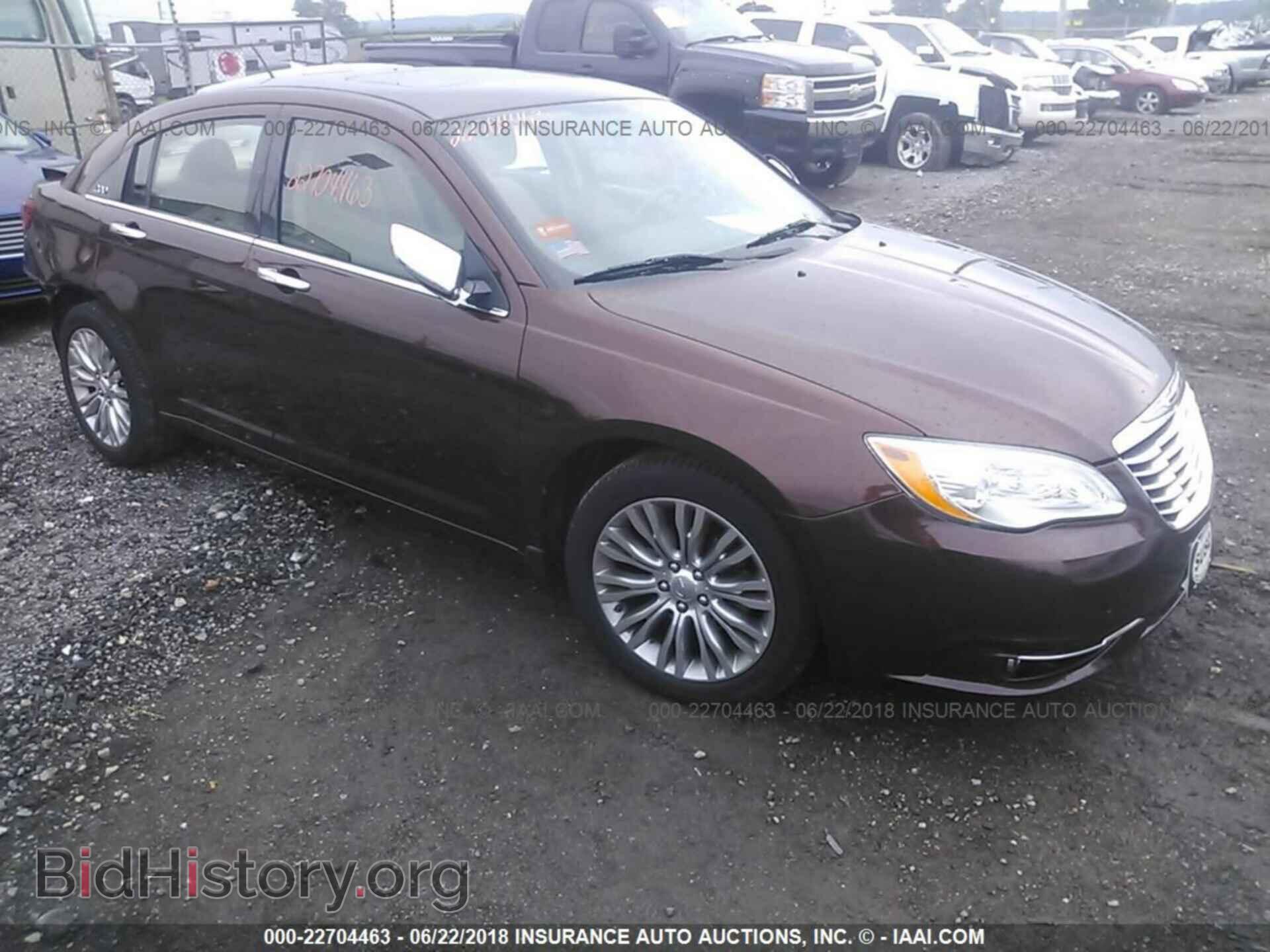 Фотография 1C3CCBCB5CN236538 - Chrysler 200 2012