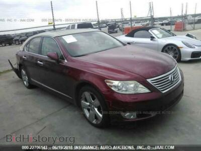 2011 Lexus LS, red — VIN JTHBL5EF5B5103185, IAAI