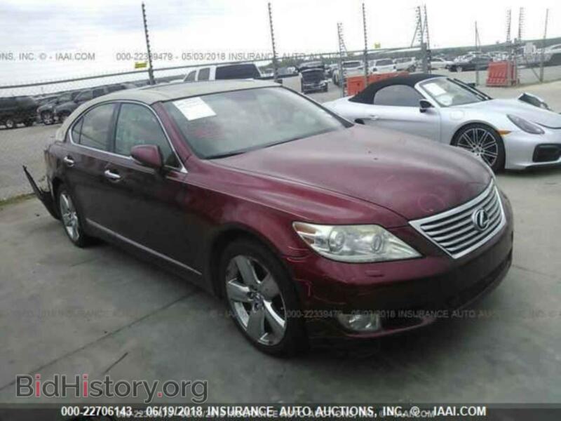 2011 Lexus LS (VIN JTHBL5EF5B5103185) — photo 1 of 10, IAAI, damage: rear