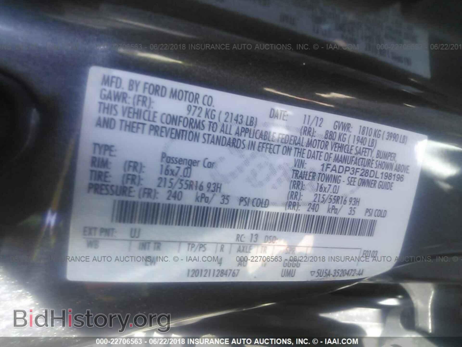 2013 Ford Focus - VIN: 1FADP3F28DL198196 - Photo 9