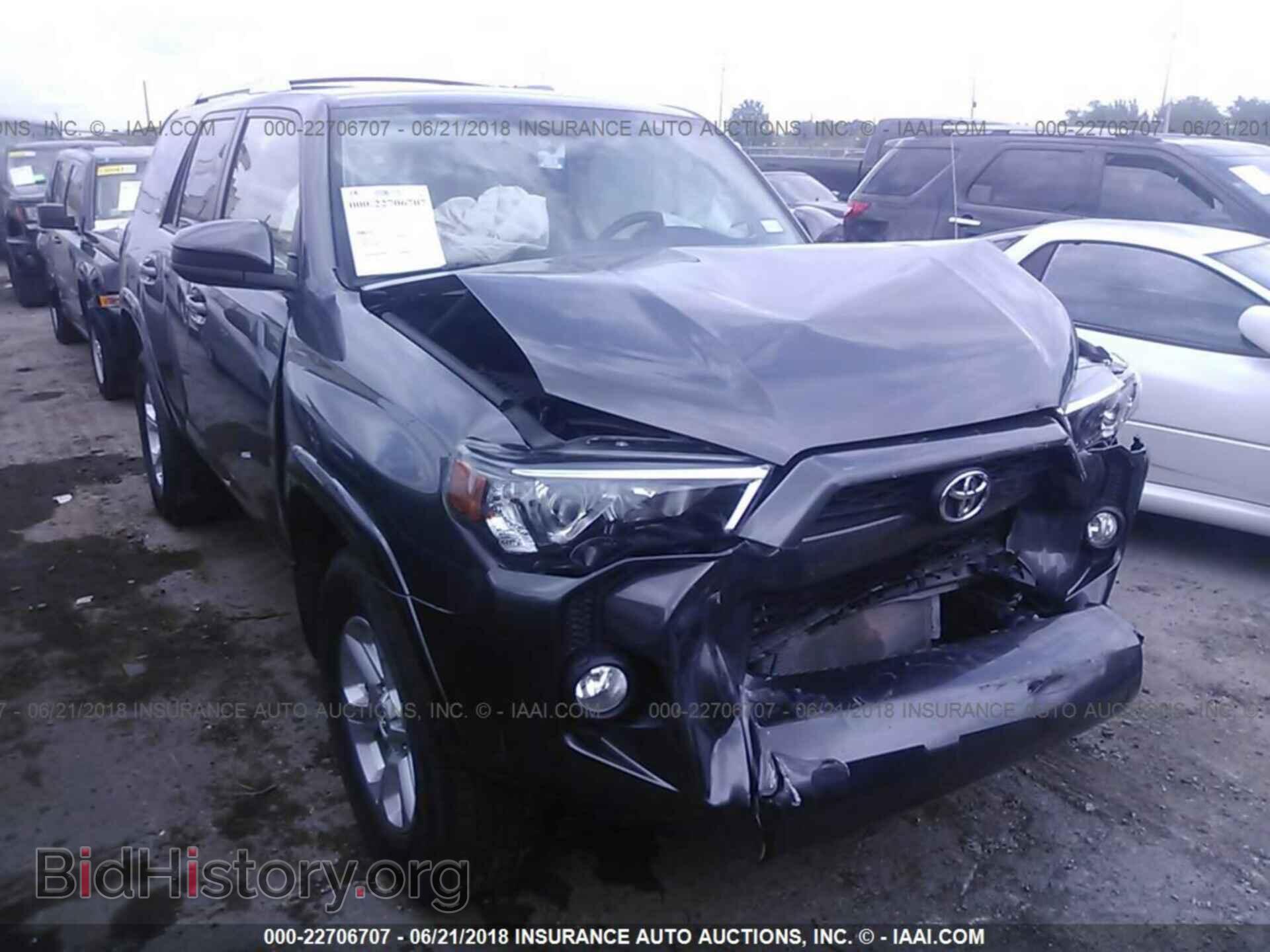 Photo JTEZU5JR6J5172572 - Toyota 4runner 2018