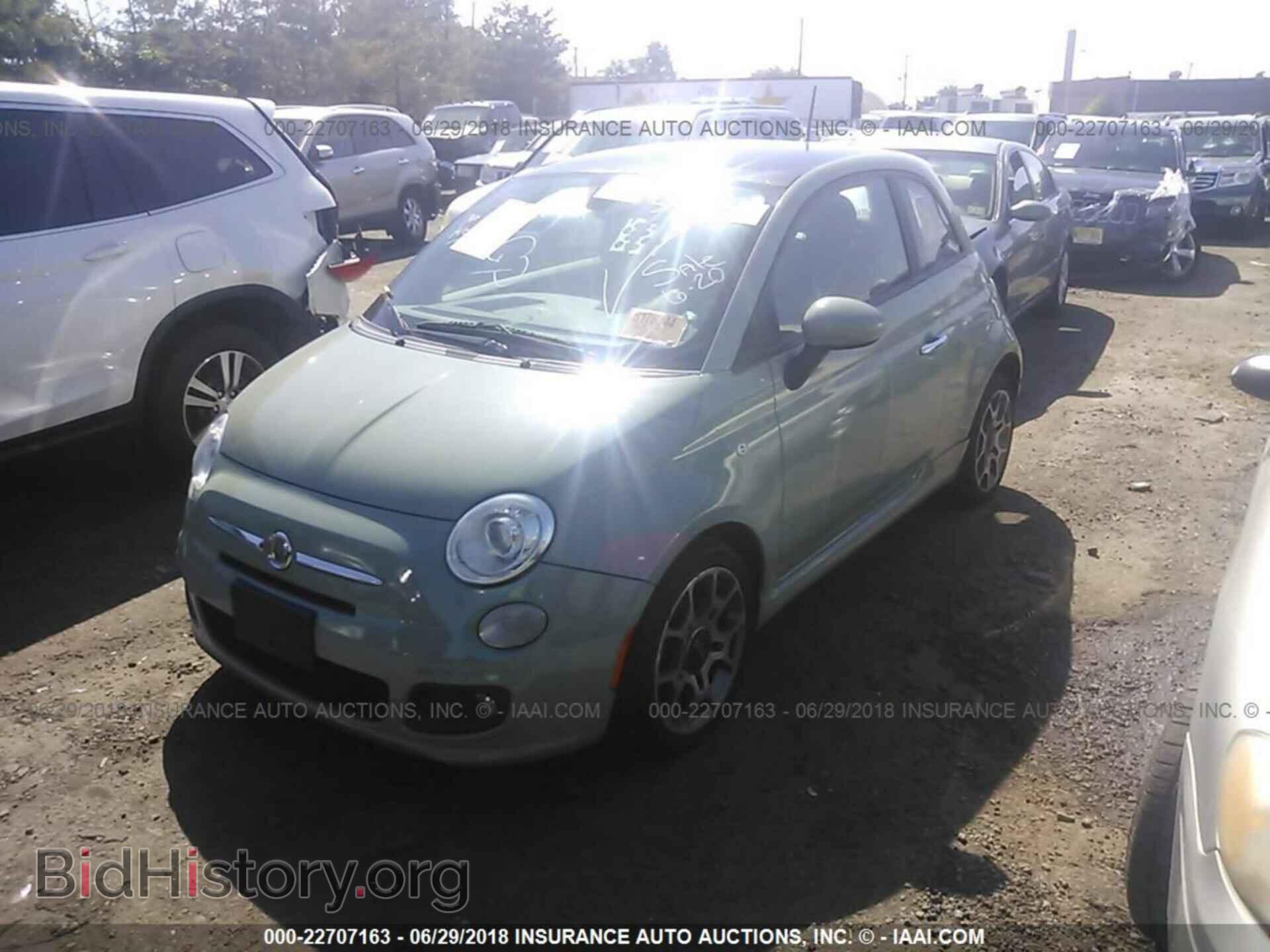 2012 Fiat 500 - VIN: 3C3CFFBR4CT213927 - Photo 2