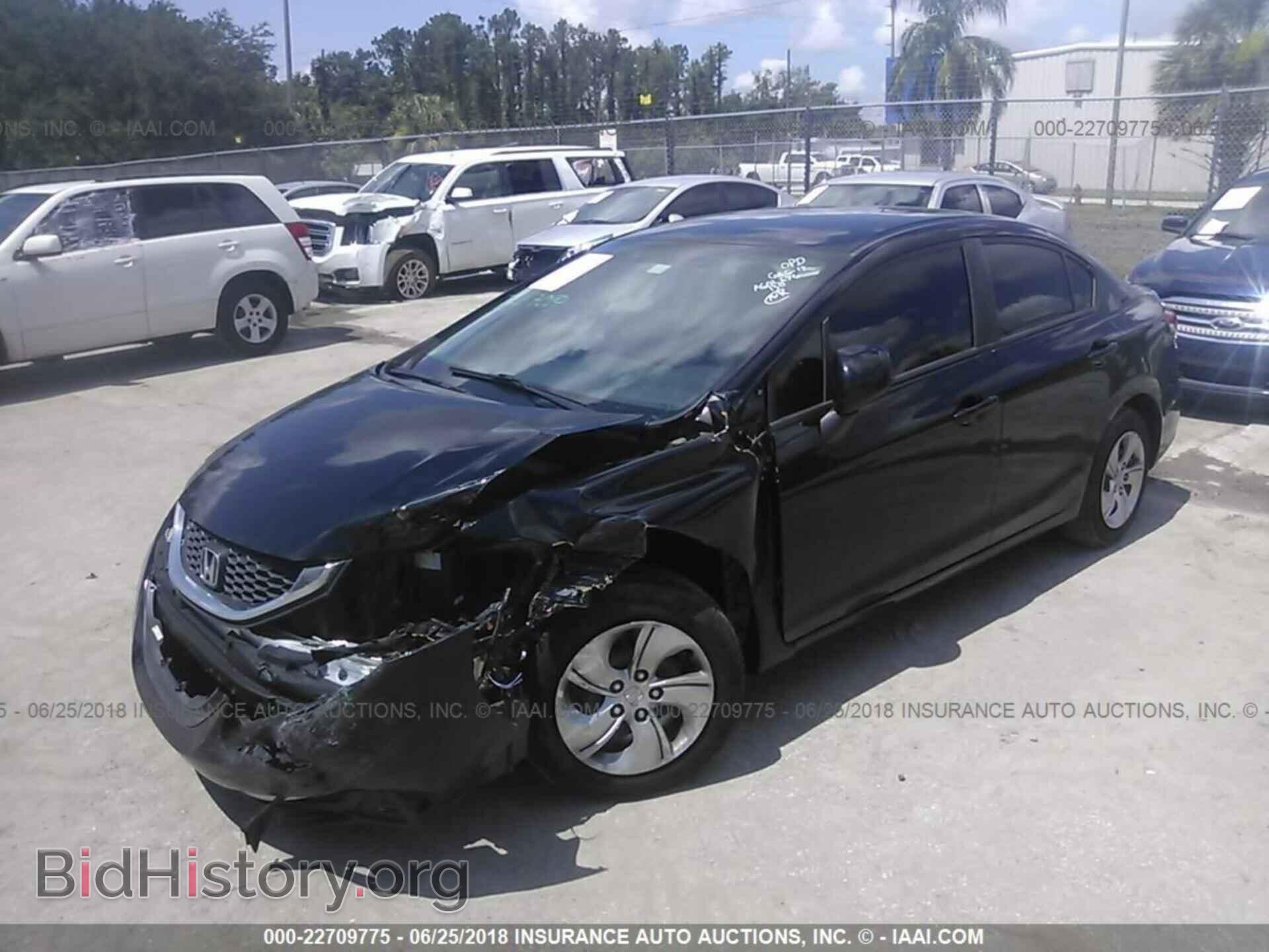 2013 Honda Civic - VIN: 2HGFB2F51DH548403 - Фото 2