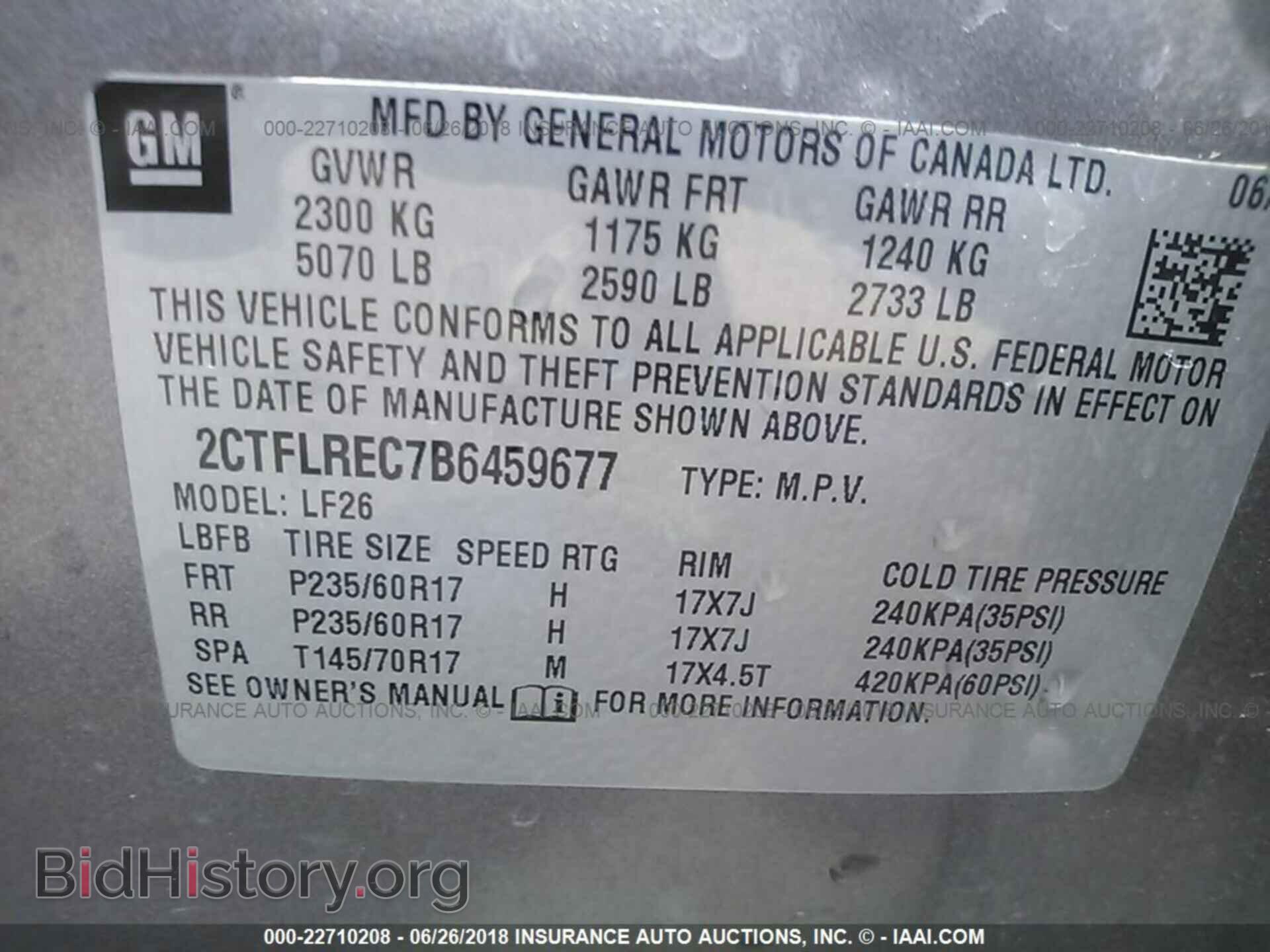 2011 Gmc Terrain - VIN: 2CTFLREC7B6459677 - Photo 9