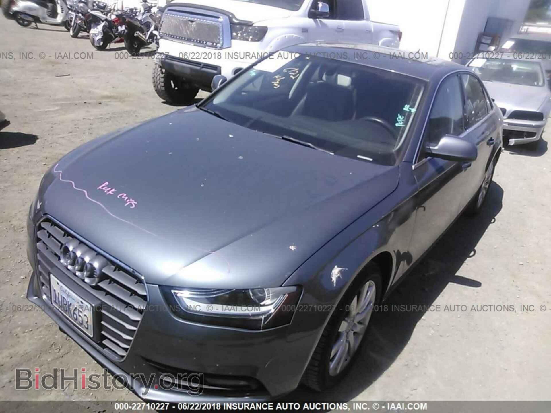 2013 Audi A4 - VIN: WAUBFAFL0DN040230 - Фото 2
