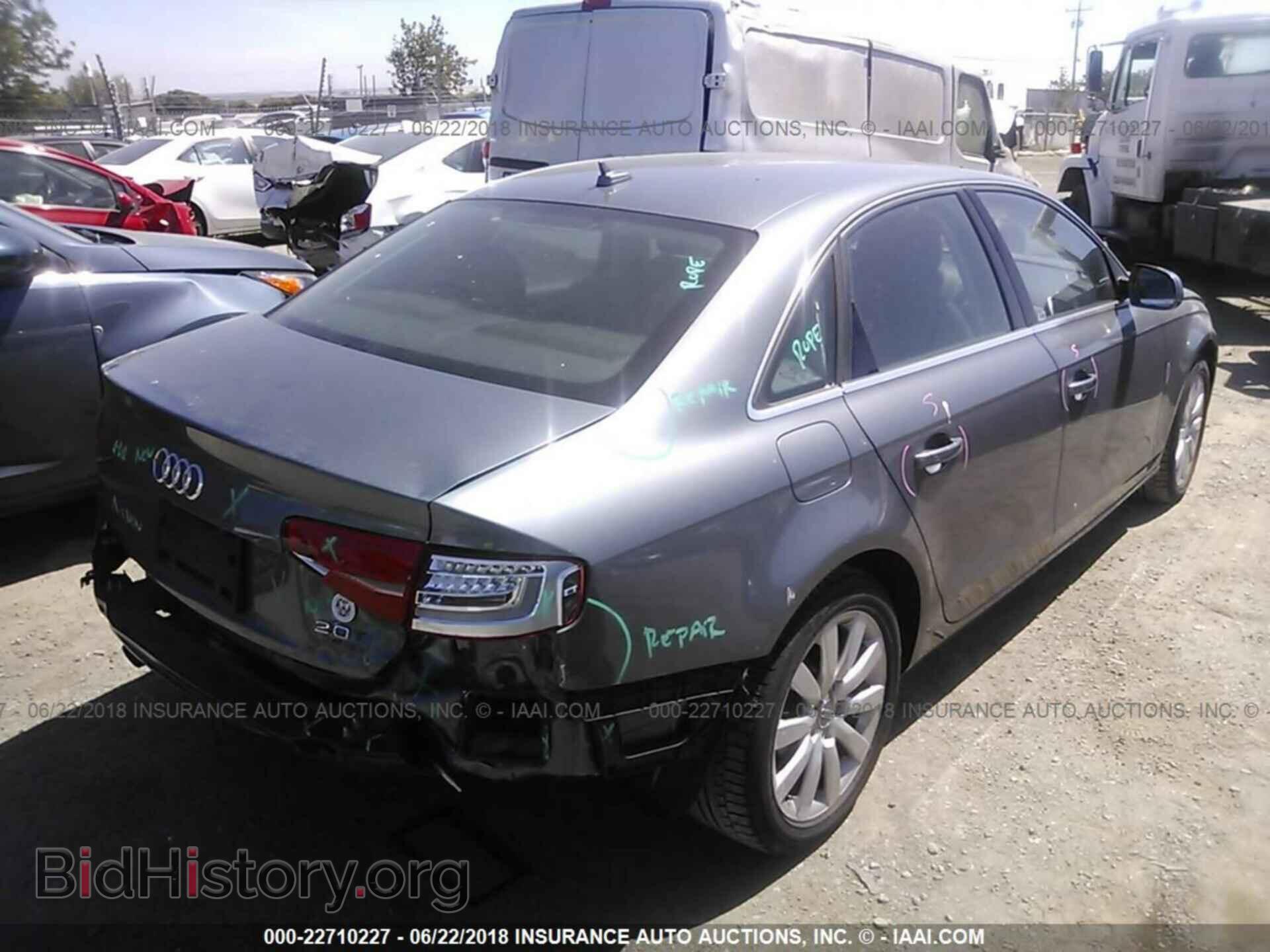 2013 Audi A4 - VIN: WAUBFAFL0DN040230 - Фото 4