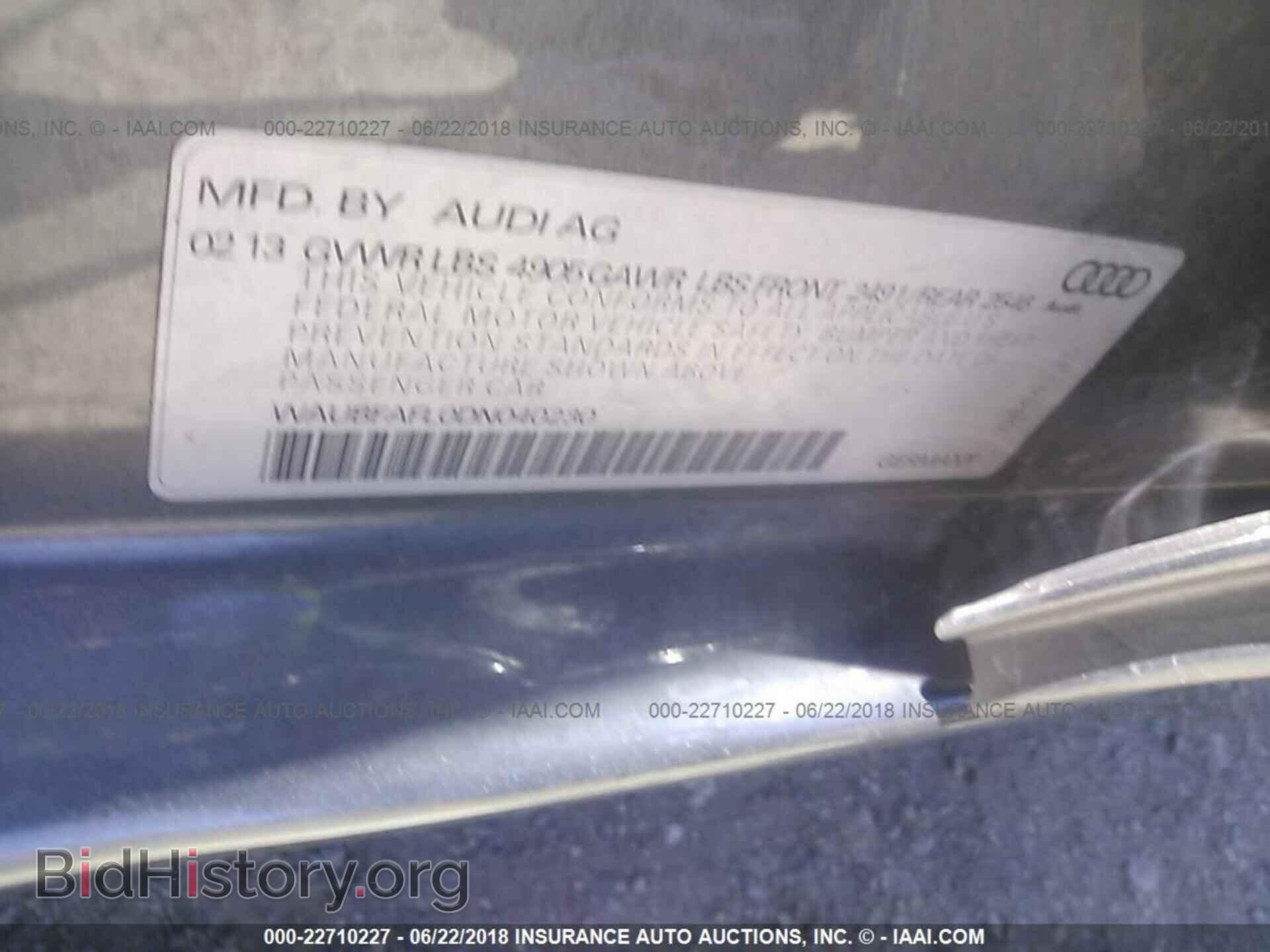 2013 Audi A4 - VIN: WAUBFAFL0DN040230 - Фото 9