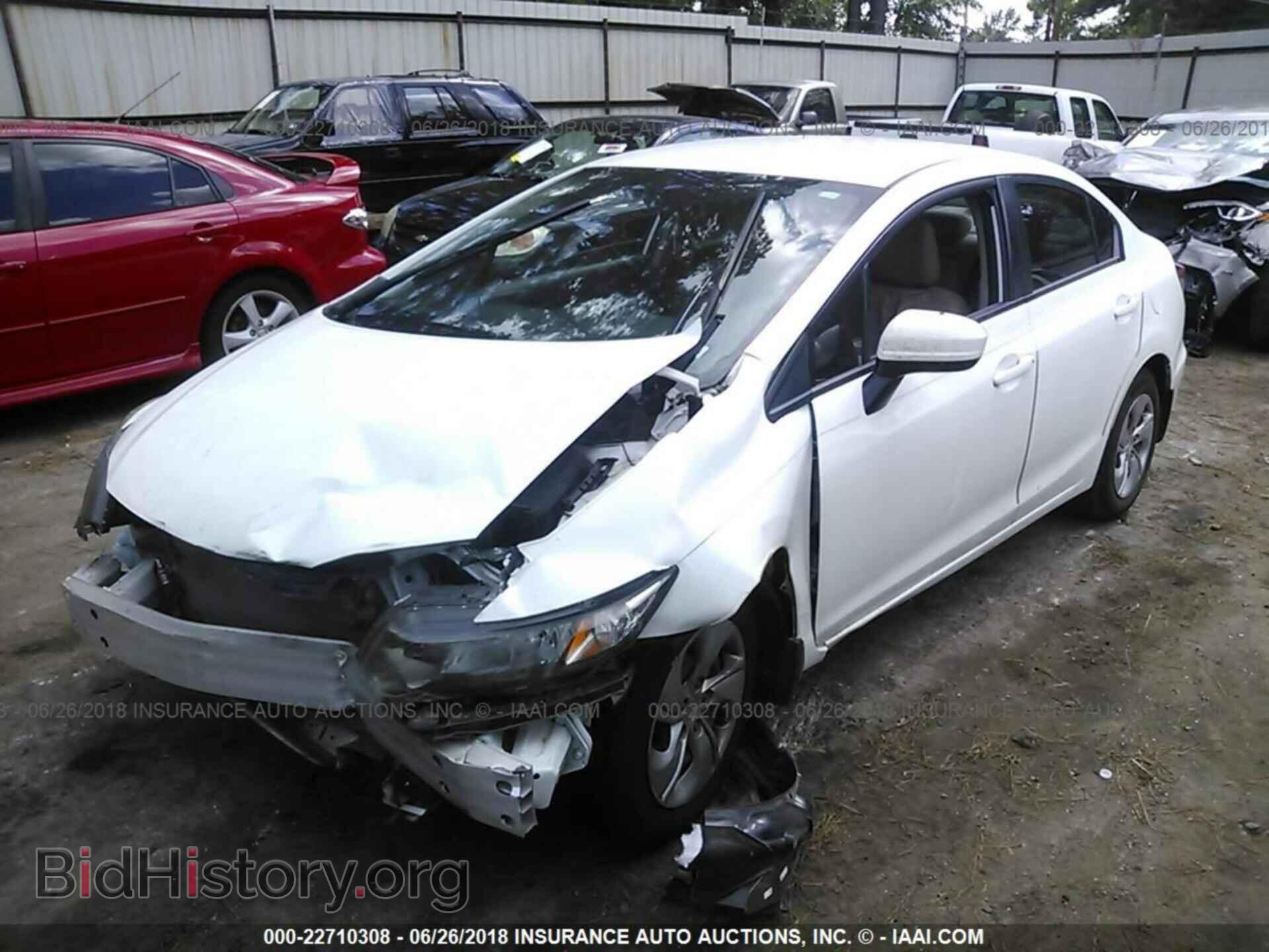 2014 Honda Civic - VIN: 19XFB2F5XEE034772 - Фото 2