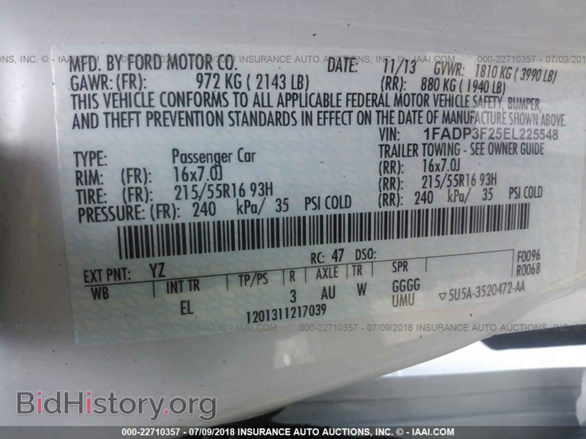 2014 Ford Focus - VIN: 1FADP3F25EL225548 - Photo 9