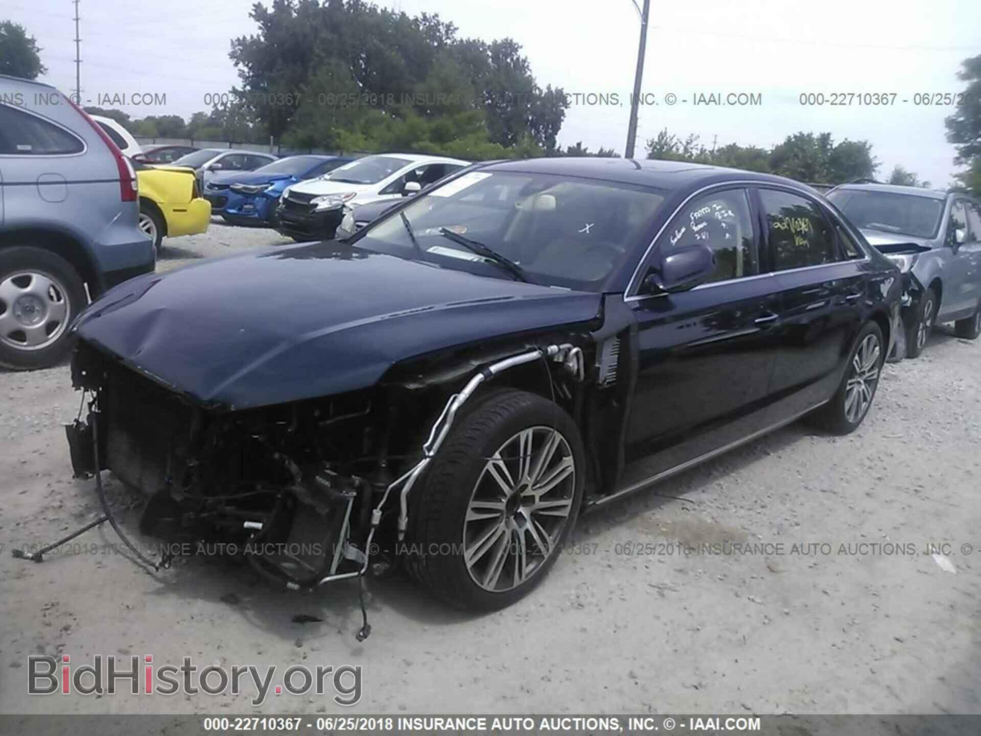 2014 Audi A8 - VIN: WAUR2AFDXEN003223 - Фото 2