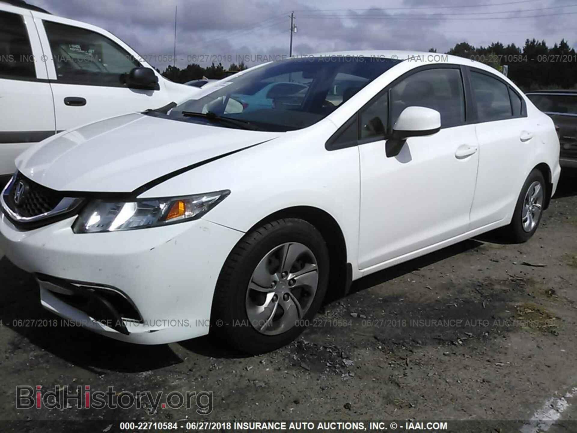 2013 Honda Civic - VIN: 2HGFB2F50DH546707 - Фото 2