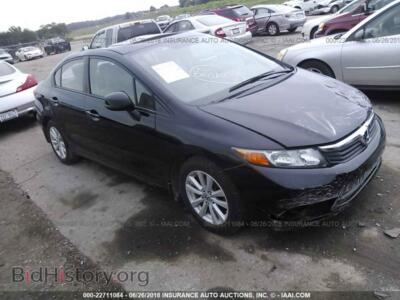 2012 Honda CIVIC, черный — VIN 19XFB2F86CE000920, IAAI
