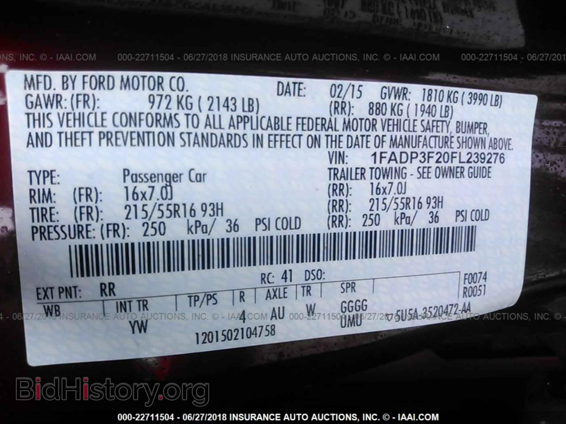 2015 Ford Focus - VIN: 1FADP3F20FL239276 - Photo 9