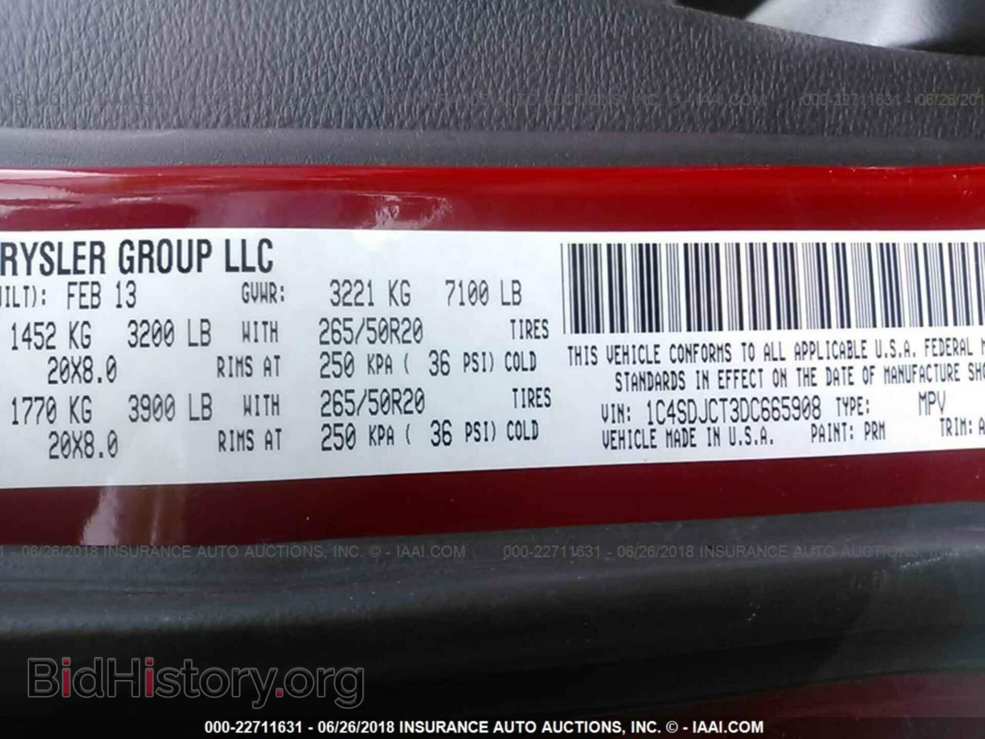 2013 Dodge Durango - VIN: 1C4SDJCT3DC665908 - Фото 9