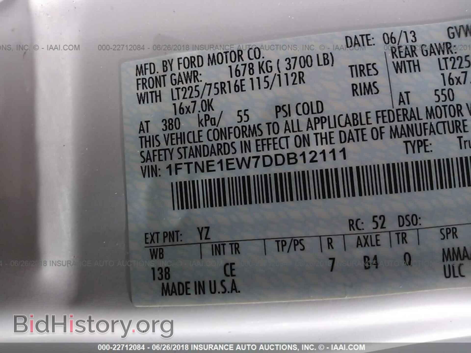 2013 Ford Econoline - VIN: 1FTNE1EW7DDB12111 - Фото 9