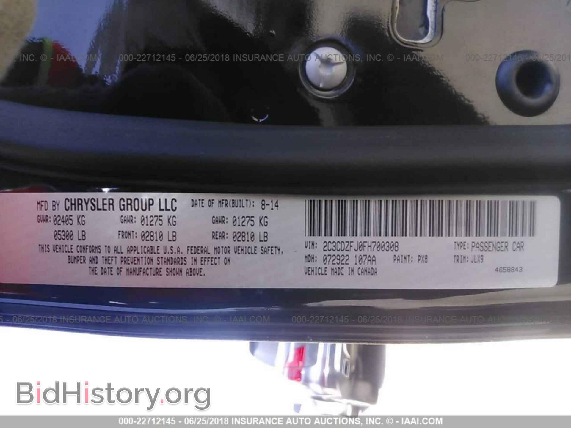 2015 Dodge Challenger - VIN: 2C3CDZFJ0FH700308 - Photo 9
