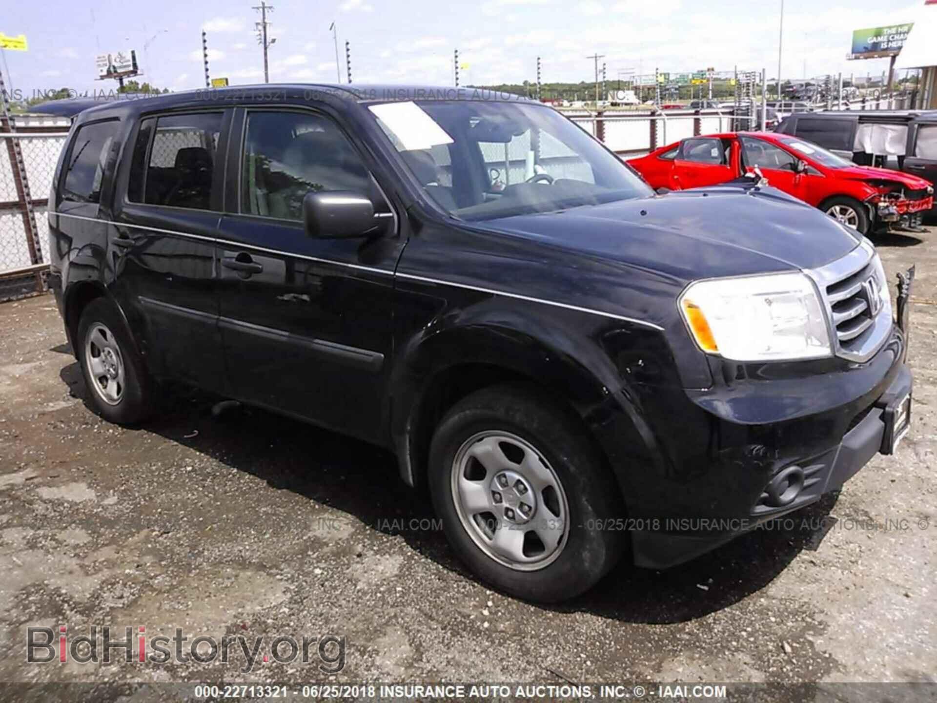 Фотография 5FNYF4H24EB043389 - Honda Pilot 2014