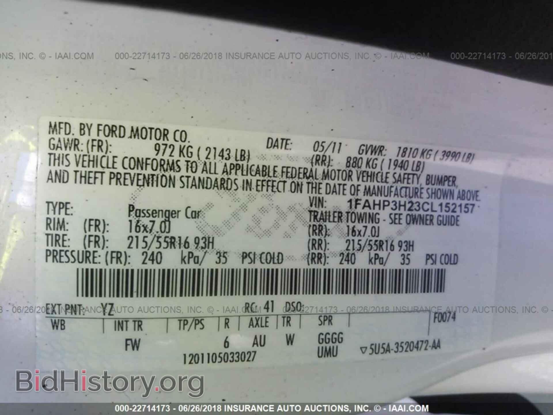 2012 Ford Focus - VIN: 1FAHP3H23CL152157 - Photo 9