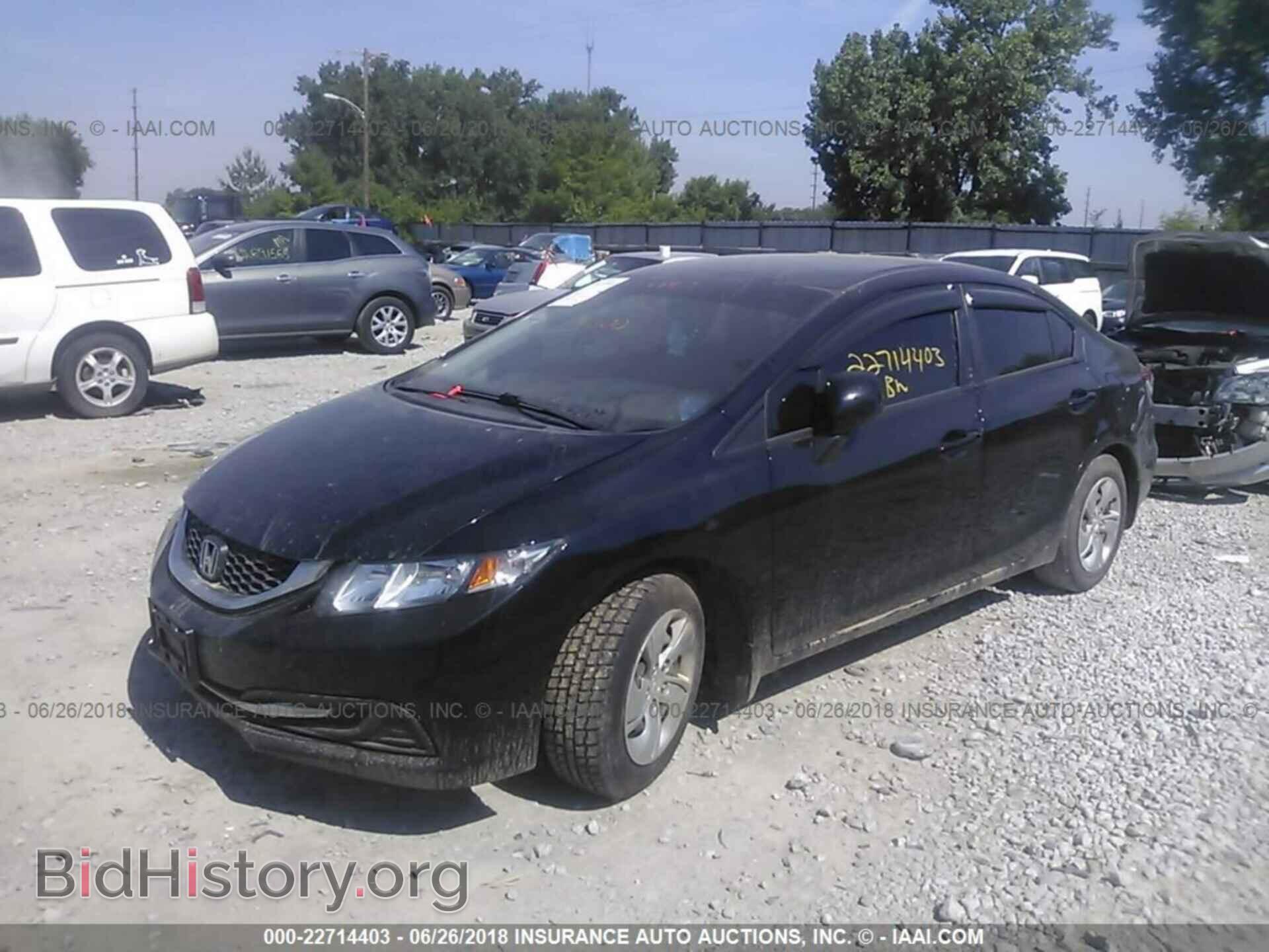 2013 Honda Civic - VIN: 19XFB2F56DE001735 - Фото 2