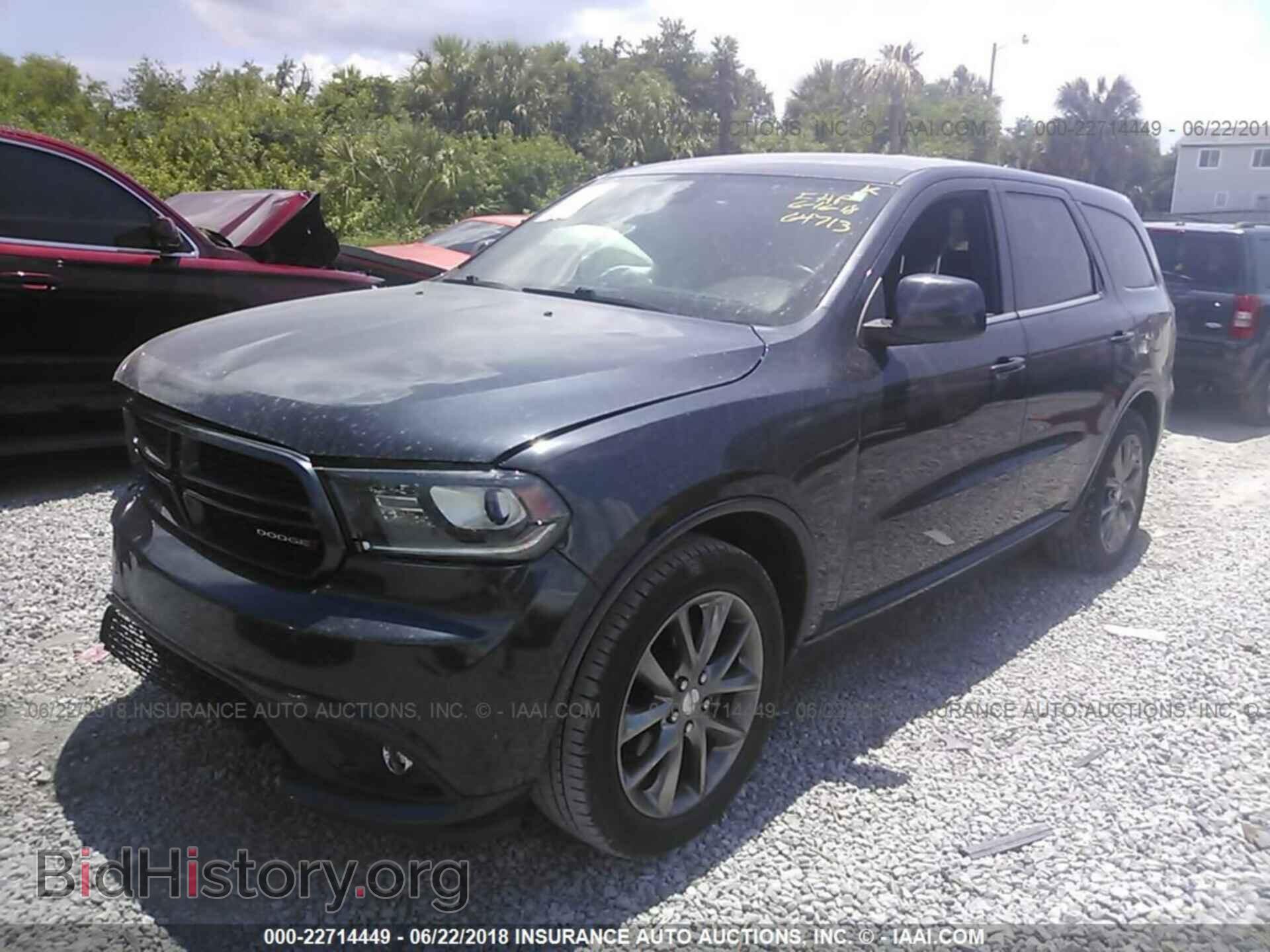 2014 Dodge Durango - VIN: 1C4RDHAG2EC419270 - Фото 2