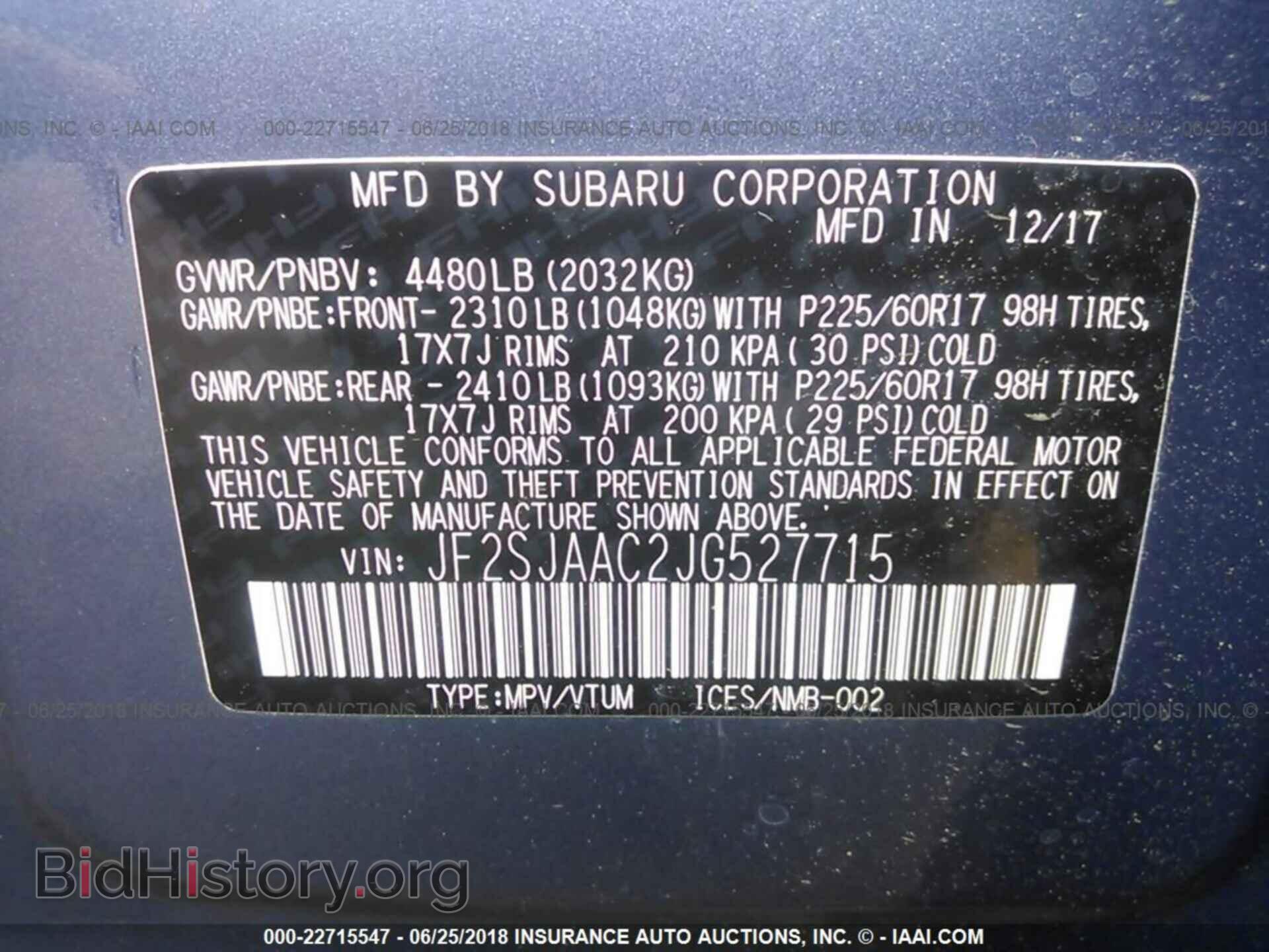 2018 Subaru Forester - VIN: JF2SJAAC2JG527715 - Photo 9