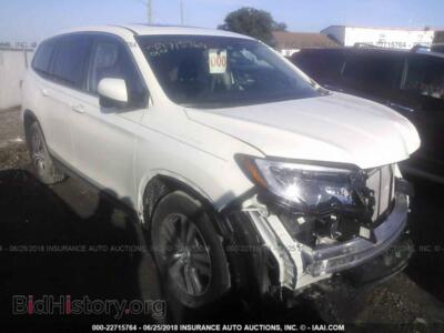 2018 Honda PILOT, белый — VIN 5FNYF5H80JB013584, IAAI
