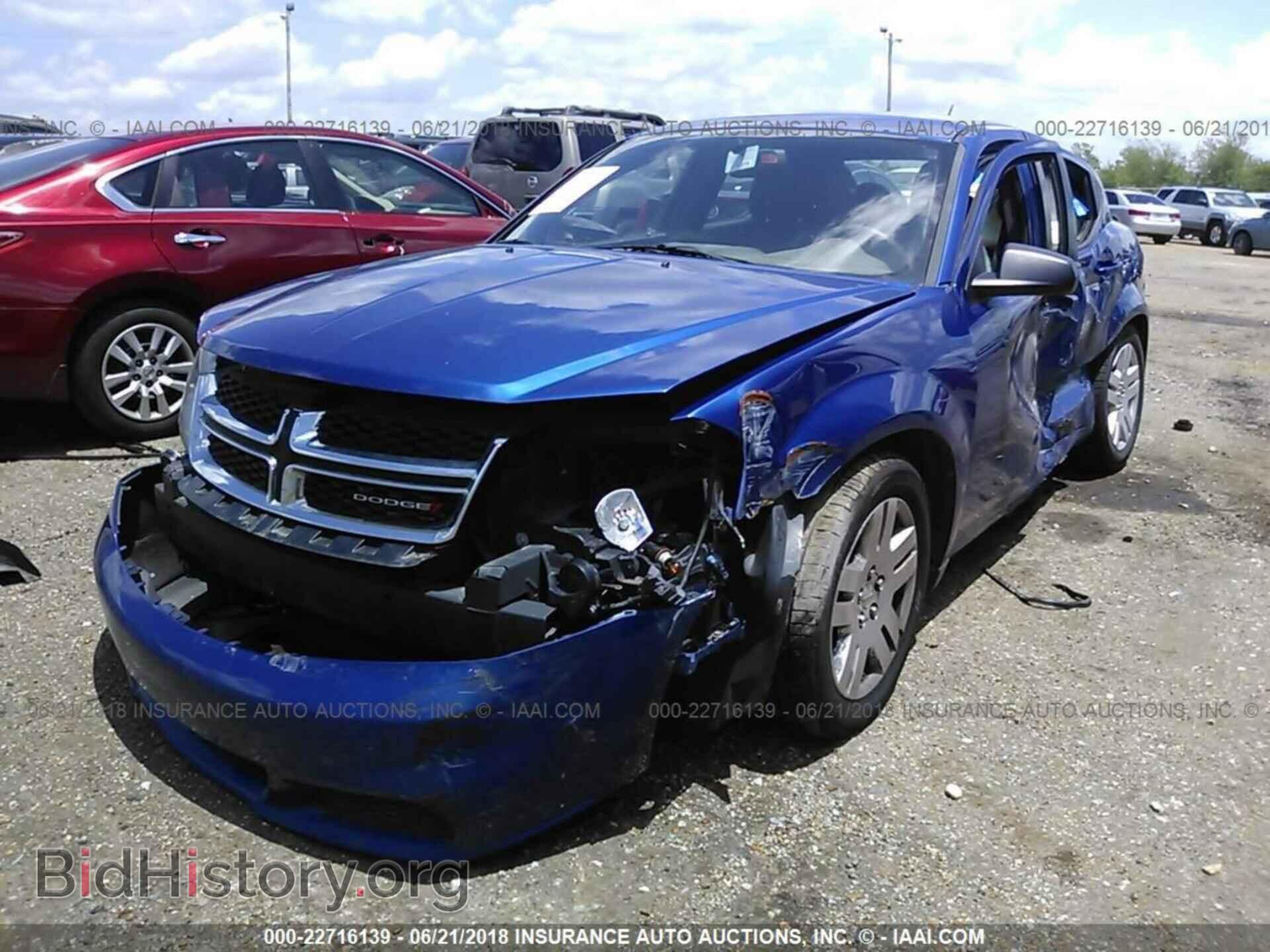 2013 Dodge Avenger - VIN: 1C3CDZAB5DN603819 - Фото 2