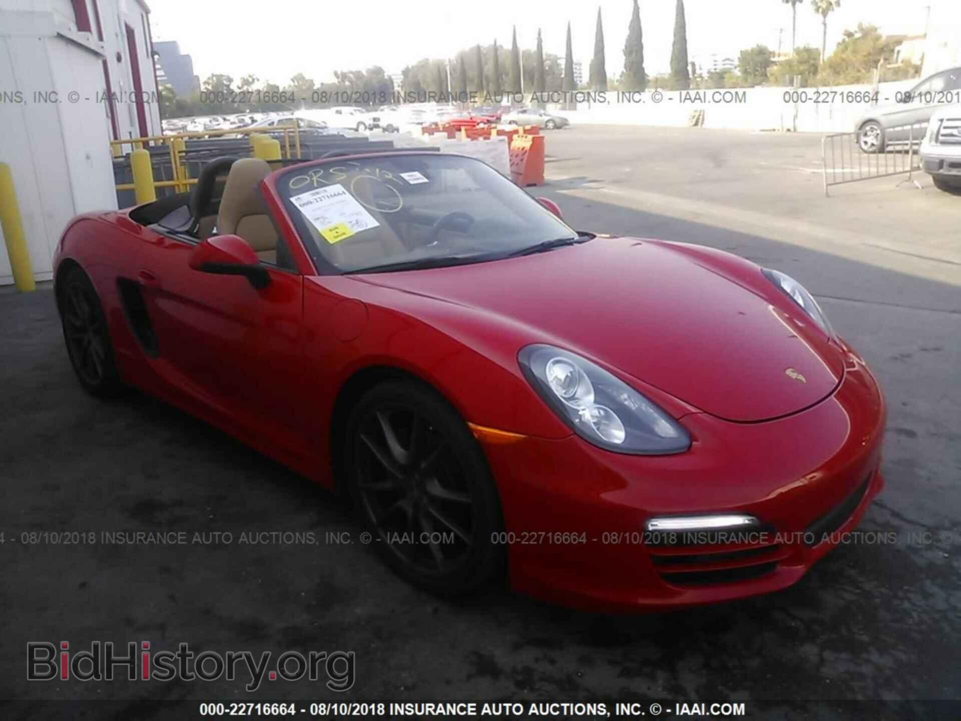 Photo WP0CA2A82EK120176 - Porsche Boxster 2014
