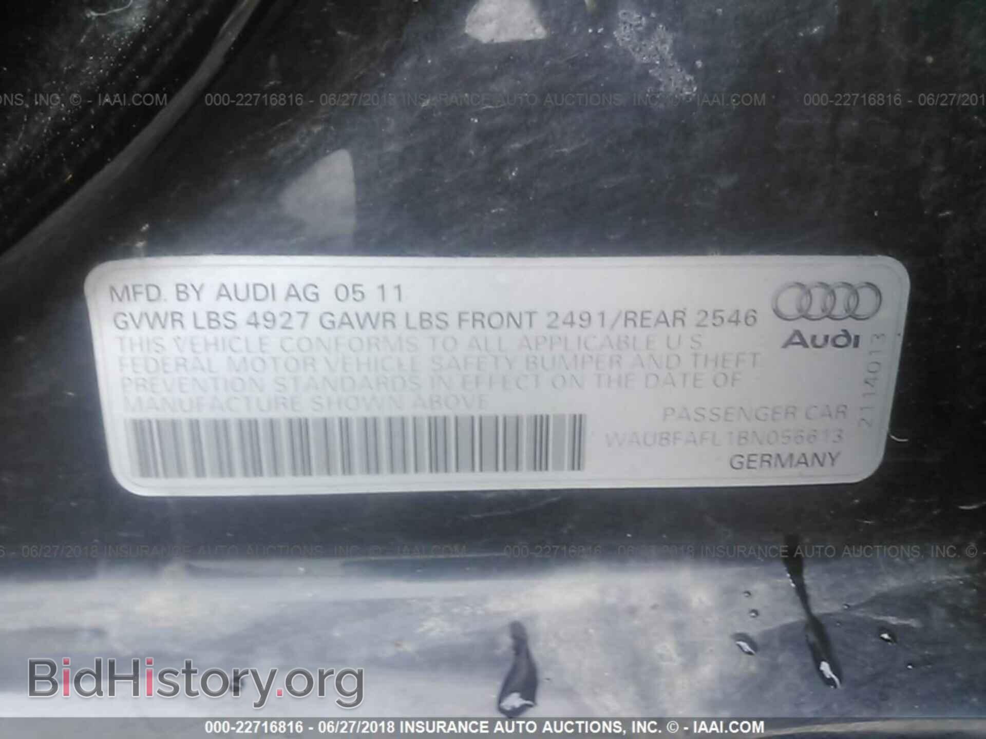 2011 Audi A4 - VIN: WAUBFAFL1BN056613 - Photo 9