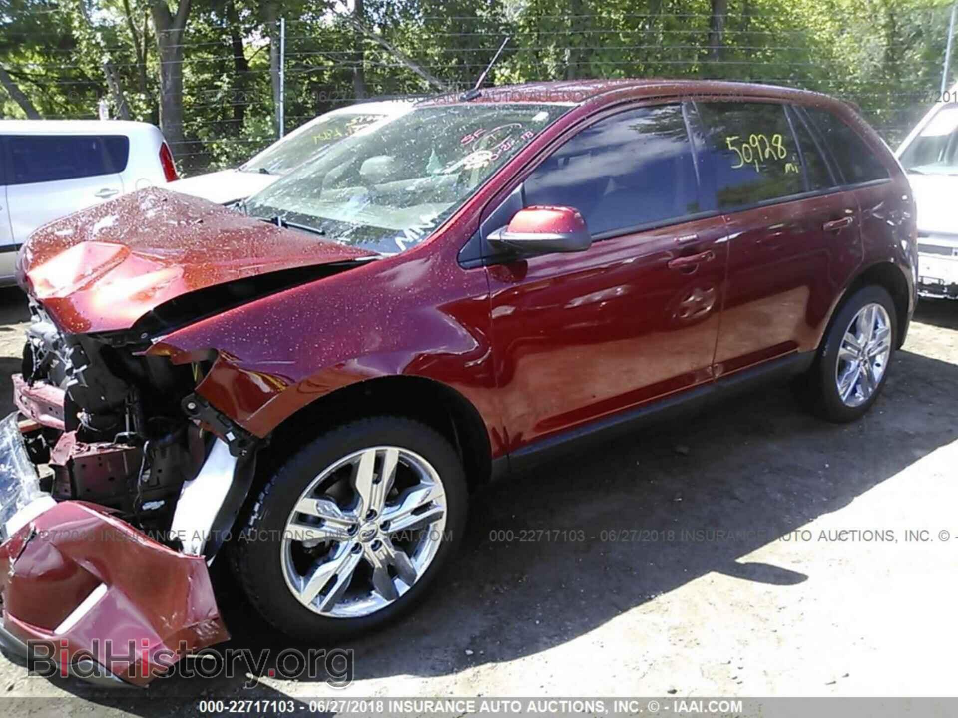 2014 Ford Edge - VIN: 2FMDK3JC8EBB53796 - Фото 2