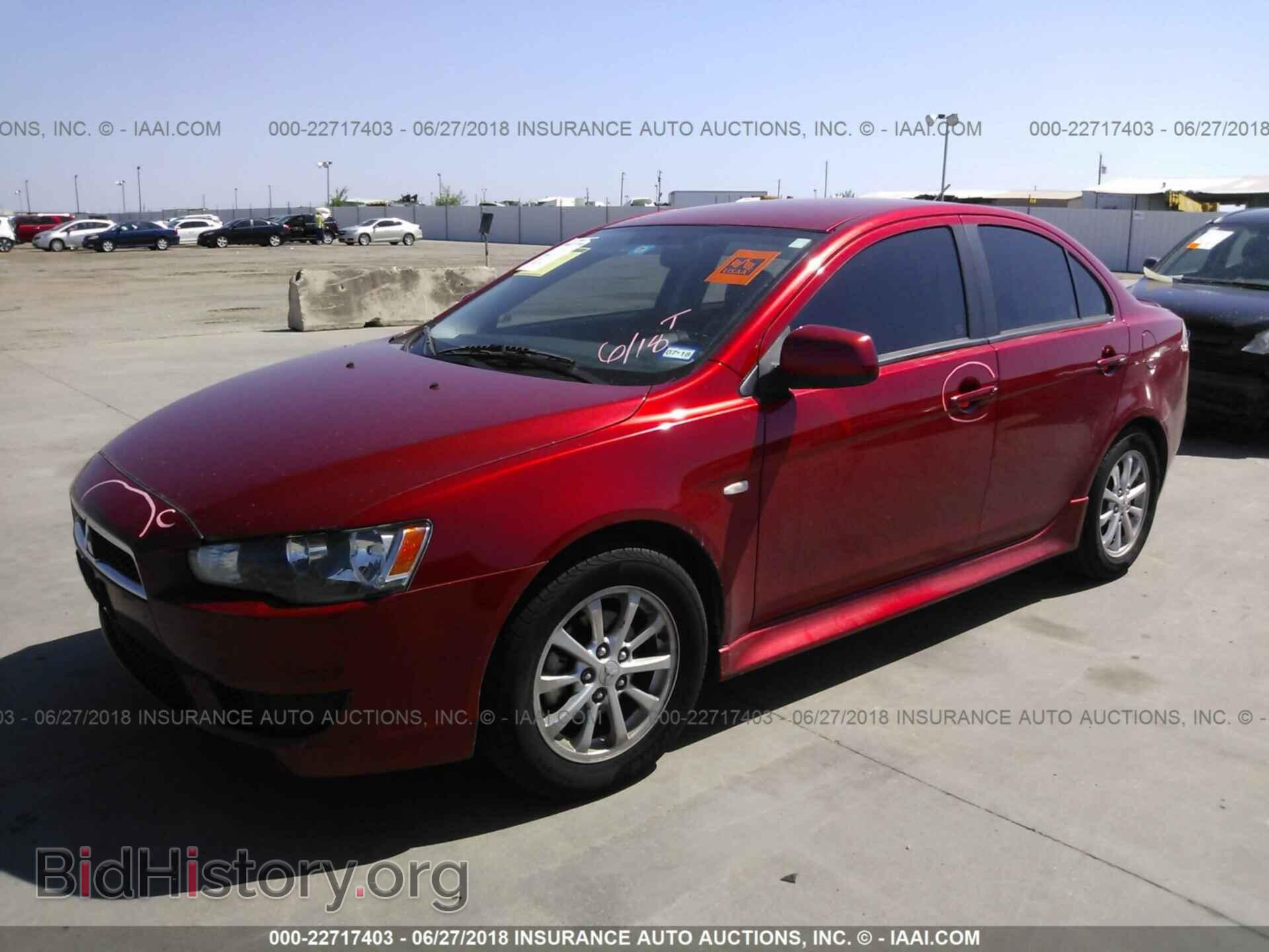 2013 Mitsubishi Lancer - VIN: JA32U2FU3DU021344 - Фото 2