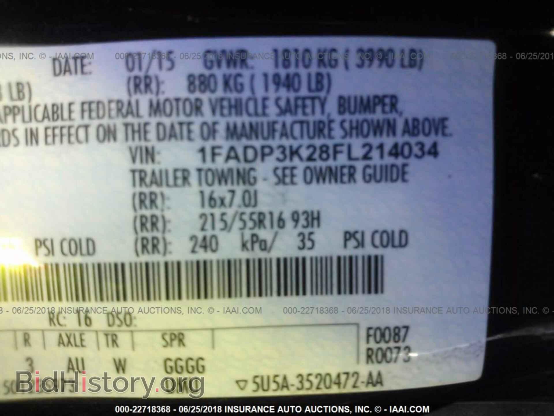 2015 Ford Focus - VIN: 1FADP3K28FL214034 - Photo 9