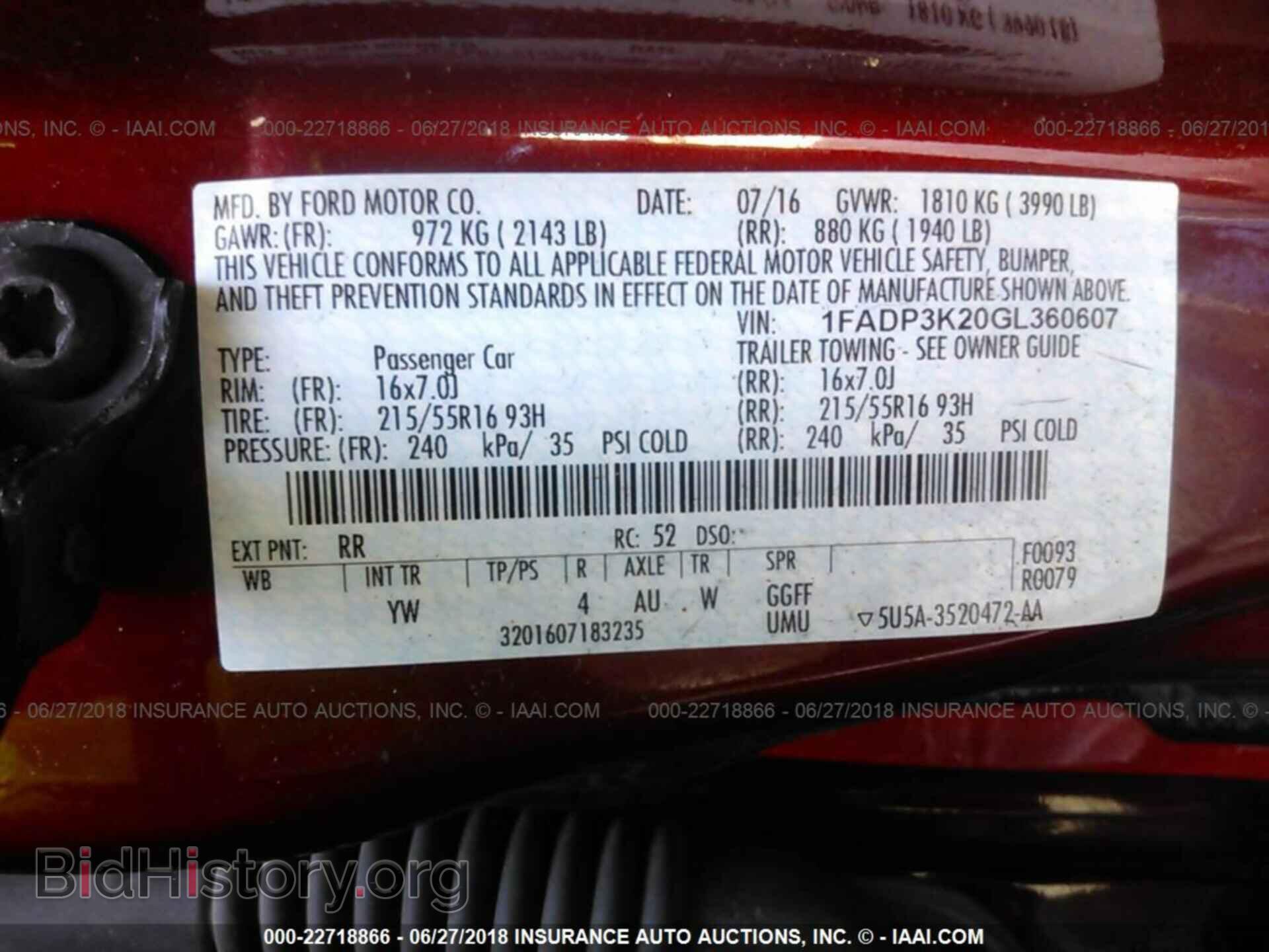 2016 Ford Focus - VIN: 1FADP3K20GL360607 - Photo 9