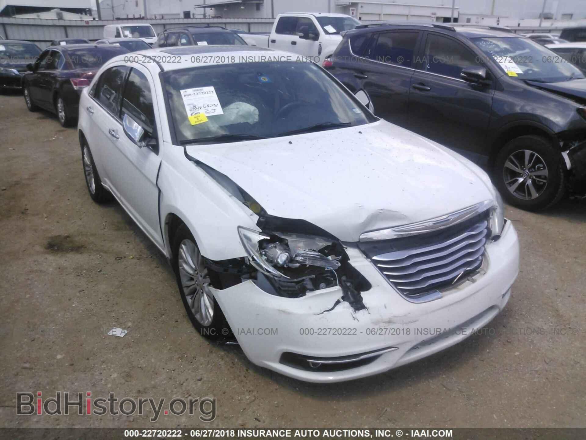 Photo 1C3CCBCG2CN227193 - CHRYSLER 200 2012