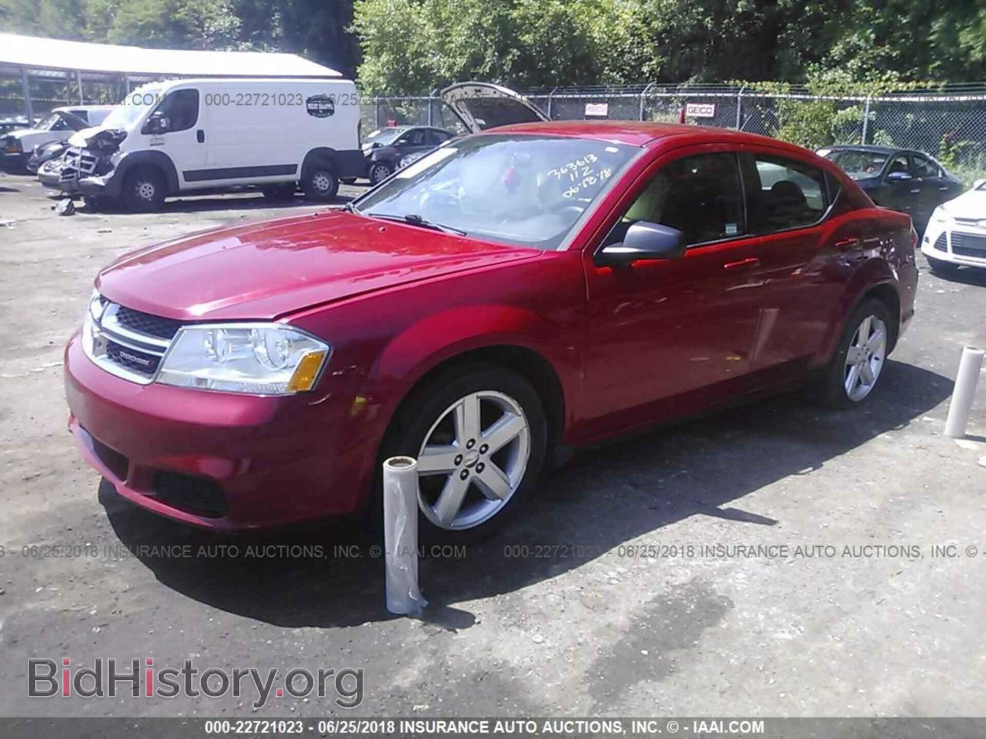 2013 Dodge Avenger - VIN: 1C3CDZAB9DN535184 - Фото 2