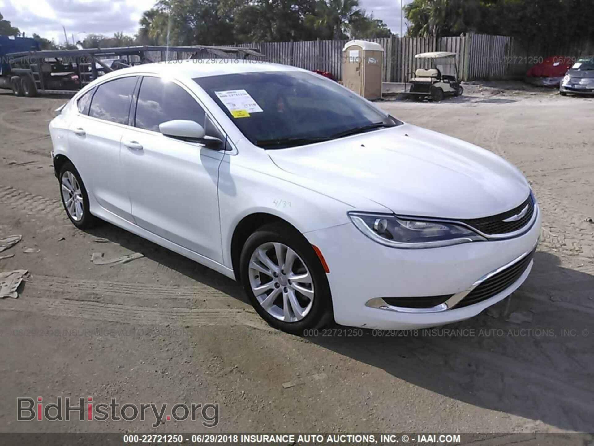 Фотография 1C3CCCAB8GN167682 - CHRYSLER 200 2016