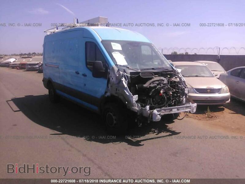 2015 Ford TRANSIT (VIN 1FTNR2CM1FKA26464) — photo 1 of 10, IAAI, damage: front end