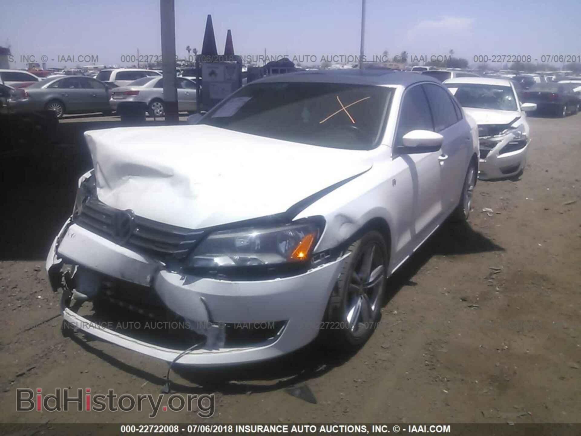 2014 Volkswagen Passat - VIN: 1VWBT7A32EC032467 - Фото 2